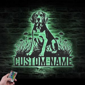 Custom-American-Foxhound-Metal-Wall-Art-LED-Light_1