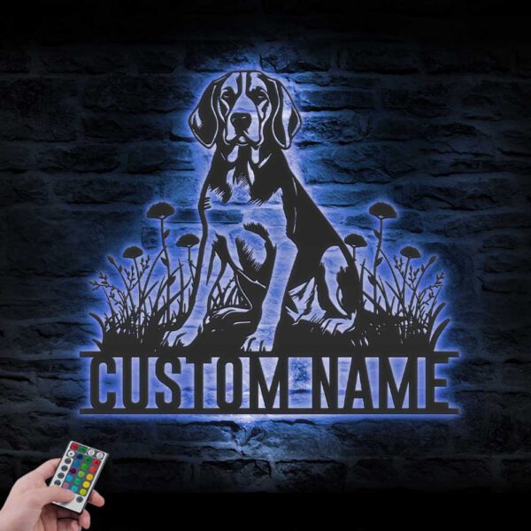 Custom-American-Foxhound-Metal-Wall-Art-LED-Light_3