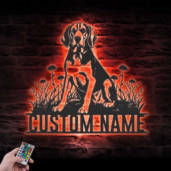 Custom-American-Foxhound-Metal-Wall-Art-LED-Light_5