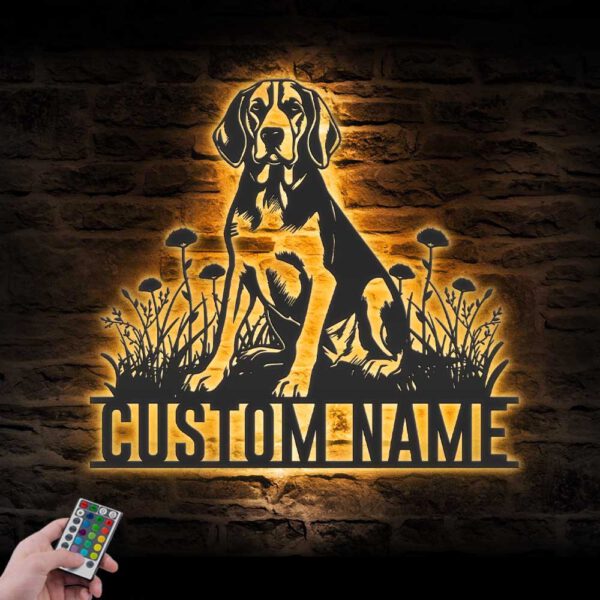 Custom-American-Foxhound-Metal-Wall-Art-LED-Light_8