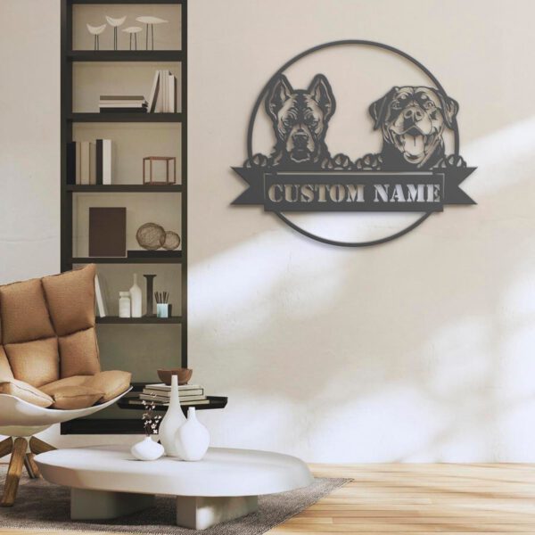 Custom-American-Pit-Bull-Terrier-And-Rottweiler-Metal-Wall-Art-LED-Light_4