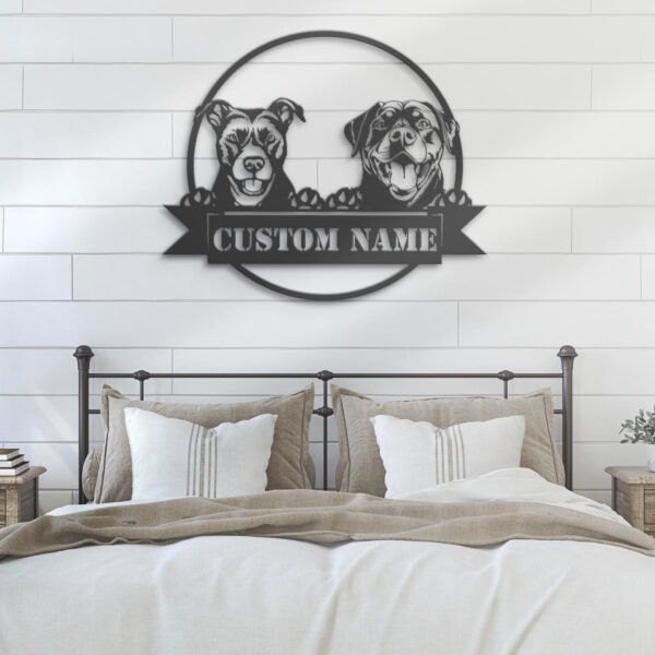 Custom-American-Staffordshire-Terrier-And-Rottweiler-Metal-Wall-Art-LED-Light_4