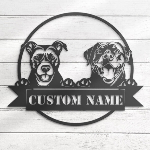 Custom-American-Staffordshire-Terrier-And-Rottweiler-Metal-Wall-Art-LED-Light_8