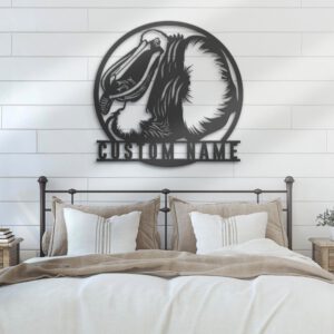 Custom-American-White-Pelican-Metal-Wall-Art-LED-Light-2-1