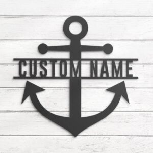 Custom-Anchor-Metal-Wall-Art-LED-Light-2