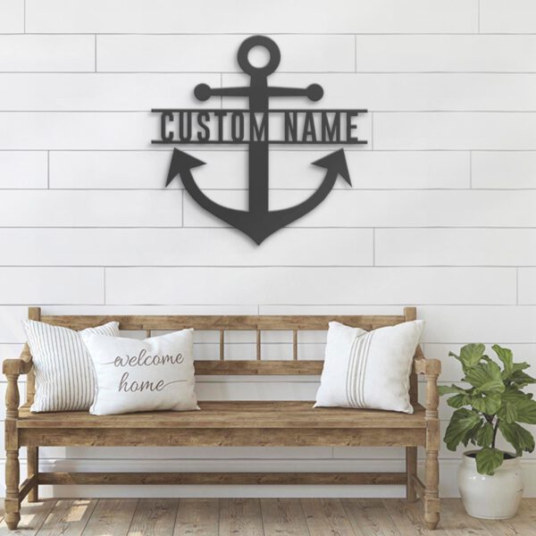 Custom-Anchor-Metal-Wall-Art-LED-Light-7