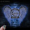 Custom-Angel-Wings-Name-Date-Metal-Wall-Art-LED-Light-12