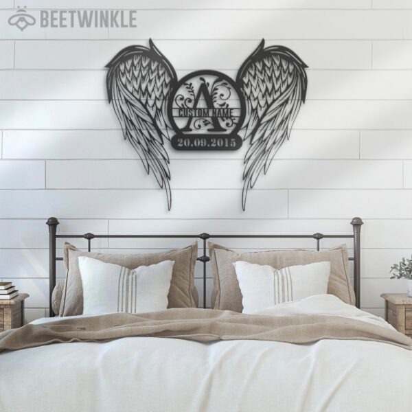 Custom-Angel-Wings-Name-Date-Metal-Wall-Art-LED-Light-2