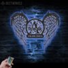 Custom-Angel-Wings-Name-Date-Metal-Wall-Art-LED-Light-4