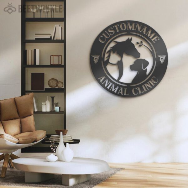 Custom-Animal-Clinic-Metal-Wall-Art-LED-Light_8