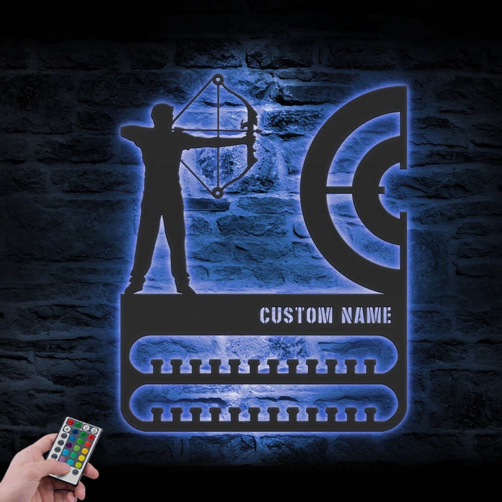 Custom-Archery-Medal-Hanger-With-Led-Light_4