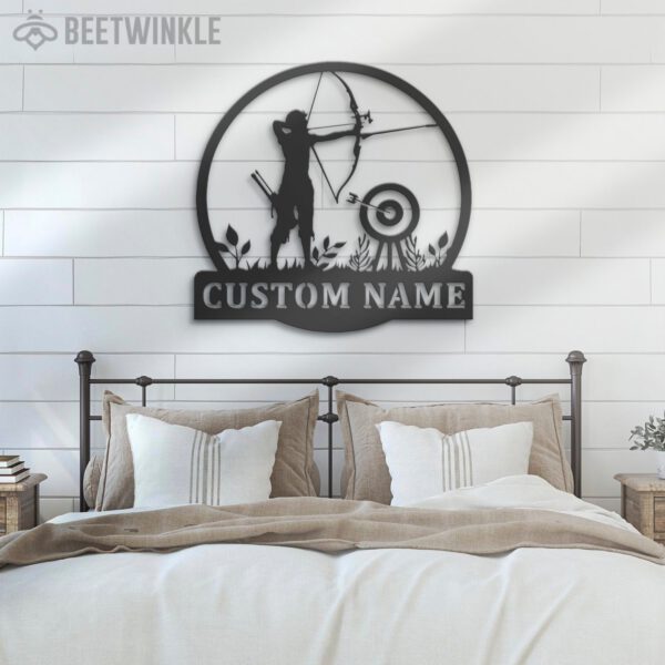 Custom-Archery-Metal-Wall-Art-LED-Light-2