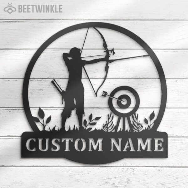 Custom-Archery-Metal-Wall-Art-LED-Light-5