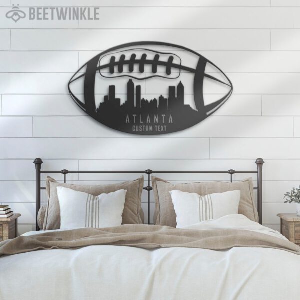 Custom-Atlanta-Skyline-American-Football-Metal-Wall-Art-LED-Light-7