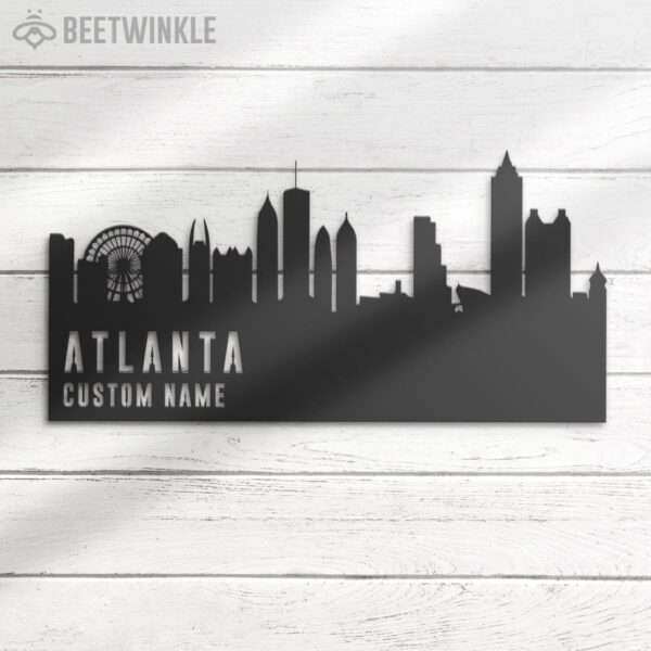 Custom-Atlanta-Skyline-Metal-Wall-Art-LED-Light-8