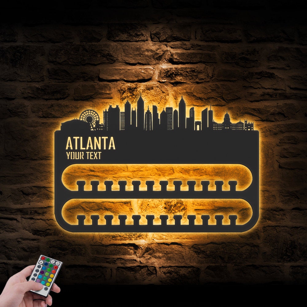 Custom-Atlanta-Skyline-Sport-Medal-Hanger-With-Led-Light_8