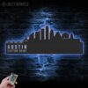 Custom-Austin-Skyline-Metal-Wall-Art-LED-Light-3