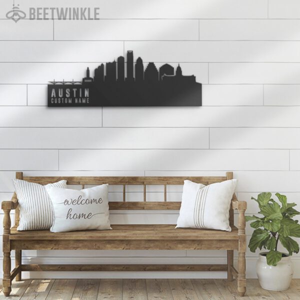 Custom-Austin-Skyline-Metal-Wall-Art-LED-Light-7