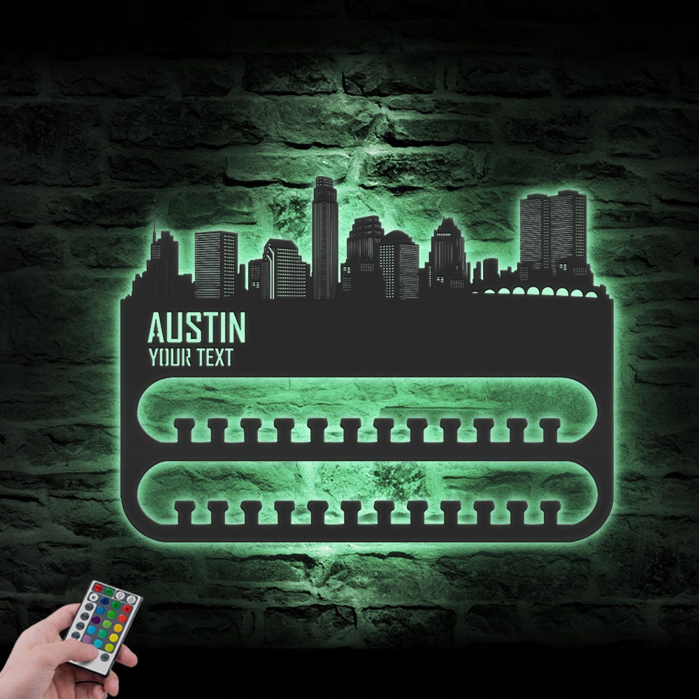 Custom-Austin-Skyline-Sport-Medal-Hanger-With-Led-Light_1