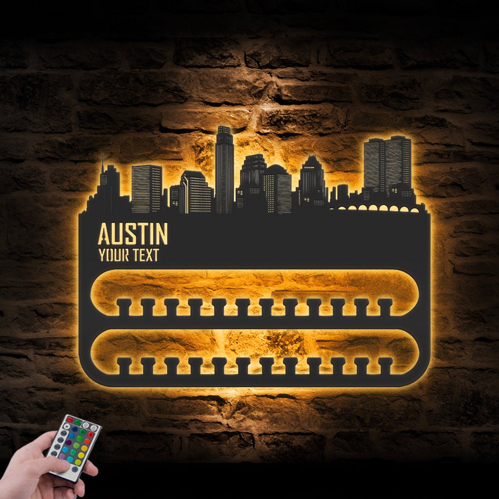 Custom-Austin-Skyline-Sport-Medal-Hanger-With-Led-Light_7