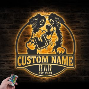 Custom-Australian-Shepherd-Thirsty-Beer-Pub-Metal-Wall-Art-LED-Light_2