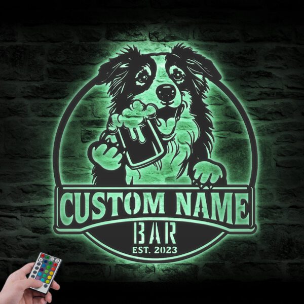 Custom-Australian-Shepherd-Thirsty-Beer-Pub-Metal-Wall-Art-LED-Light_7