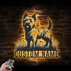 Custom-Australian-Terrier-Metal-Wall-Art-LED-Light_2