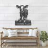 Custom-Baby-Cow-Farmhouse-Metal-Wall-Art-LED-Light-8