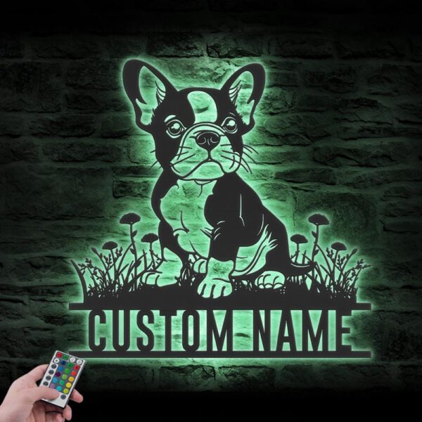 Custom-Baby-French-Bulldog-Metal-Wall-Art-LED-Light_3