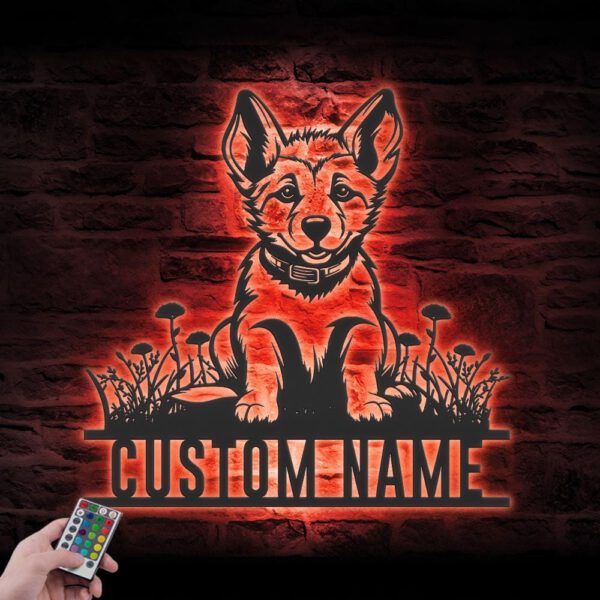 Custom-Baby-GSD-German-Shepherd-Metal-Wall-Art-LED-Light_6