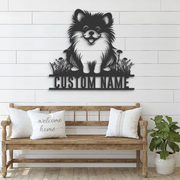 Custom-Baby-Pomeranian-Metal-Wall-Art-LED_6