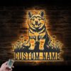 Custom-Baby-Shiba-Inu-Metal-Wall-Art-LED-Light_6