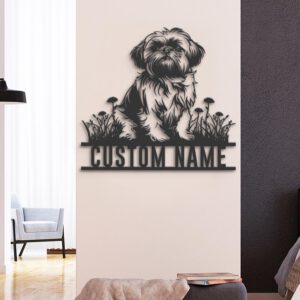 Custom-Baby-Shih-Tzu-Metal-Wall-Art-LED_1