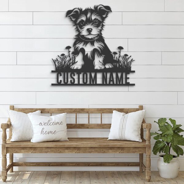 Custom-Baby-Yorkshire-Terrier-Metal-Wall-Art-LED-Light_2