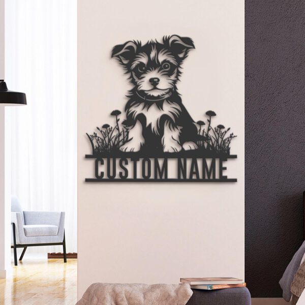 Custom-Baby-Yorkshire-Terrier-Metal-Wall-Art-LED-Light_3