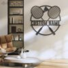 Custom-Badminton-Racket-Metal-Wall-Art-LED-Light