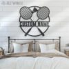 Custom-Badminton-Racket-Metal-Wall-Art-LED-Light-8