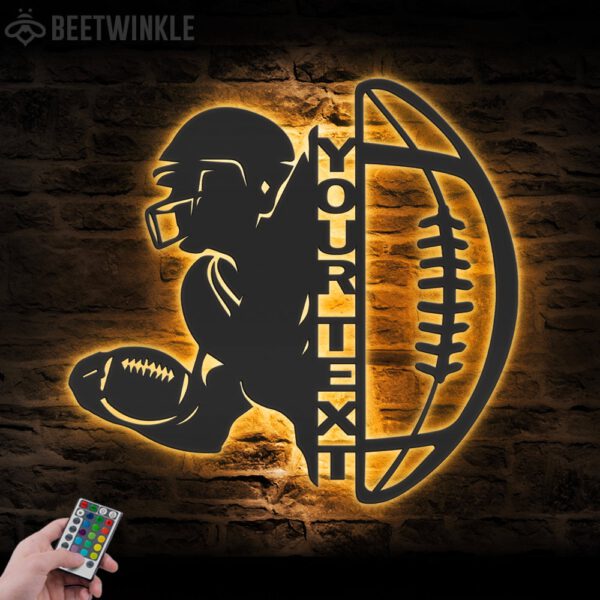 Custom-Ball-American-Football-Metal-Wall-Art-LED-Light-2-2