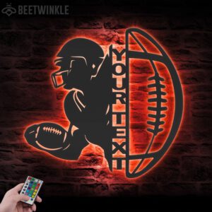 Custom-Ball-American-Football-Metal-Wall-Art-LED-Light-3-2