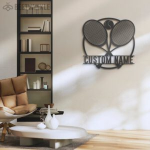 Custom-Ball-Racket-Tennis-Metal-Wall-Art-LED-Light-3-1