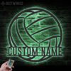 Custom-Ball-Volleyball-Metal-Wall-Art-LED-Light-6