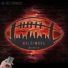 Custom-Baltimore-Skyline-American-Football-Metal-Wall-Art-LED-Light-2