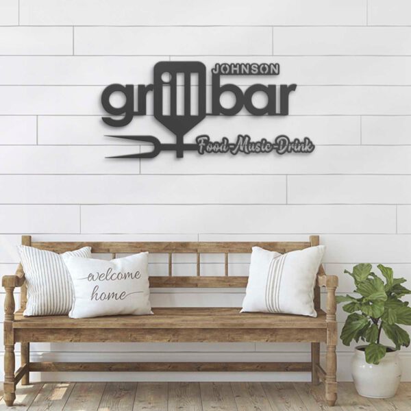 Custom-Bar-And-Grill-Metal-Wall-Art-LED-Light-6