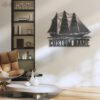 Custom-Barque-Sailing-Metal-Wall-Art-LED-Light-3