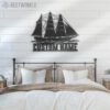 Custom-Barque-Sailing-Metal-Wall-Art-LED-Light-7