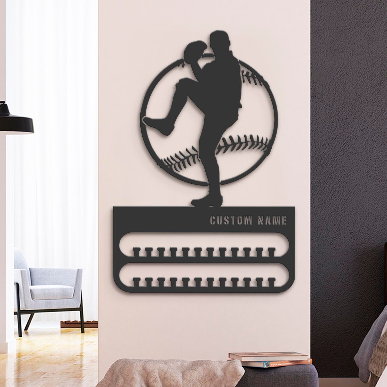 Custom-Baseball-Pitcher-Medal-Hanger-With-Led-Light_2