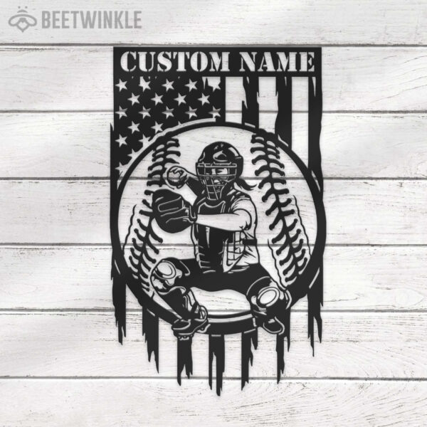 Custom-Baseball-US-Flag-Metal-Wall-Art-LED-Light-2-1