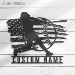 Custom-Baseball-US-Flag-Metal-Wall-Art-LED-Light-2