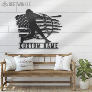 Custom-Baseball-US-Flag-Metal-Wall-Art-LED-Light-3