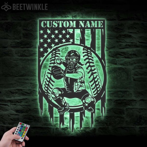 Custom-Baseball-US-Flag-Metal-Wall-Art-LED-Light-8-1